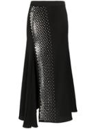 Ellery Asymmetric Studded Skirt - Black