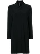 Norma Kamali Collared Long-line Cardigan - Black