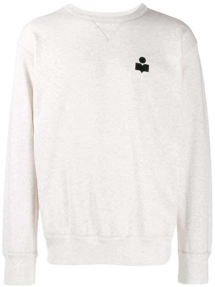 Isabel Marant Logo Sweatshirt - Neutrals