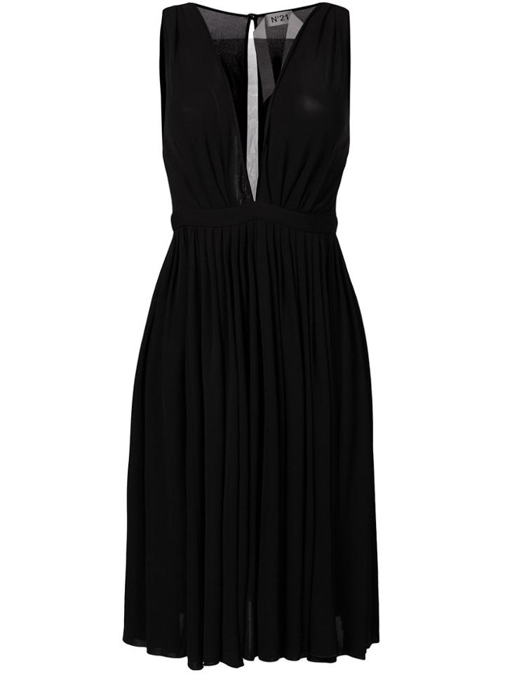 No21 Plunge Neck Dress - Black