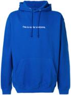 F.a.m.t. This Is Not For Everyone Hoodie - Blue