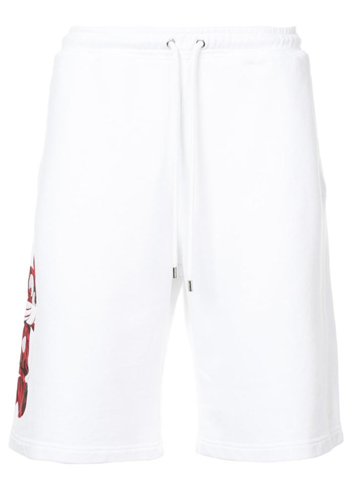 Marcelo Burlon County Of Milan Mickey Mouse Shorts - White