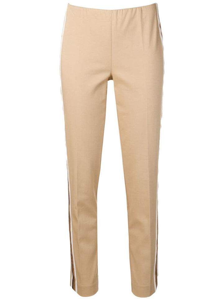 P.a.r.o.s.h. Slim Fit Stripe Track Pants - Brown