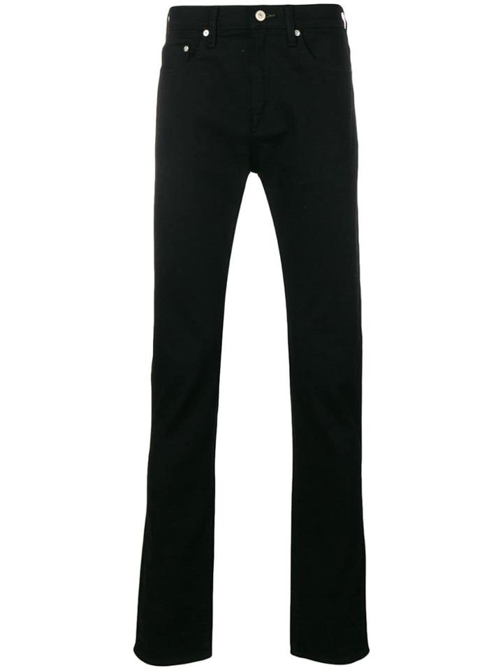 Ps Paul Smith Flared Mid-rise Jeans - Black