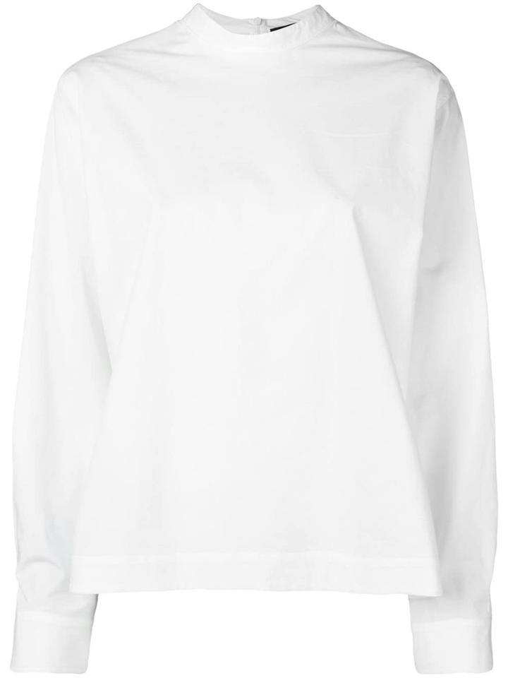 Erika Cavallini Plain Blouse - White