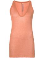 Rick Owens Lilies Sheer V-neck Vest - Yellow & Orange