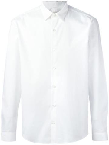 Cerruti 1881 'paris' Classic Shirt, Men's, Size: 40, White, Cotton/spandex/elastane