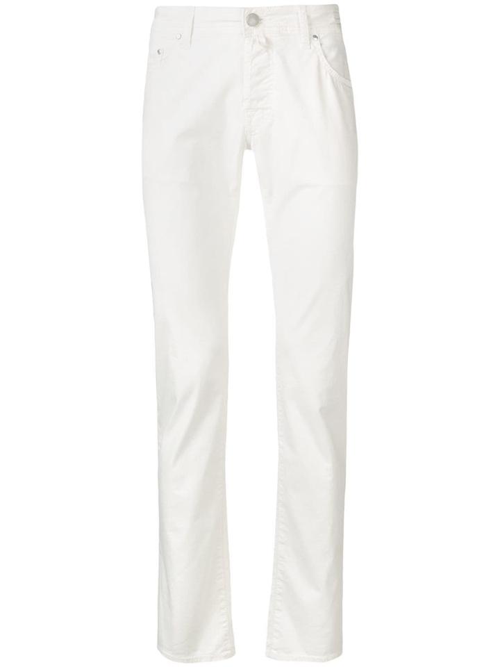 Jacob Cohen Low Rise Skinny Jeans - White