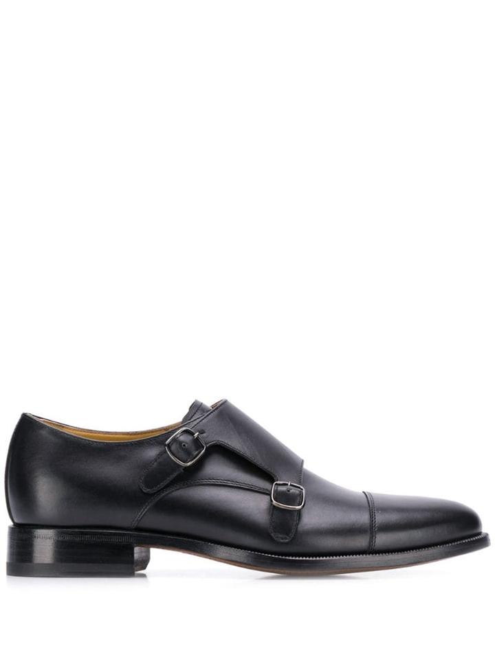 Scarosso Monk Shoes - Black