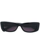 Christian Roth Square Frame Sunglasses - Black