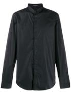 Unconditional Embroidered Baby Collar Shirt - Black