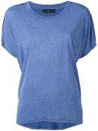 Diesel - Anna T-shirt - Women - Viscose - Xs, Blue, Viscose