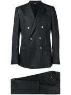 Dolce & Gabbana Two Piece Double Breasted Suit - Black