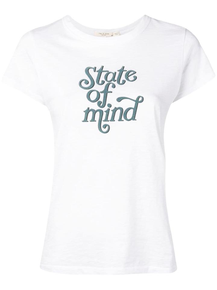 Rag & Bone State Of Mind T-shirt - White