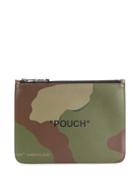 Off-white Camouflage Pouch Bag - Green