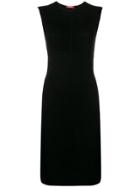 Max Mara Studio Sleeveless Fitted Dress - Black