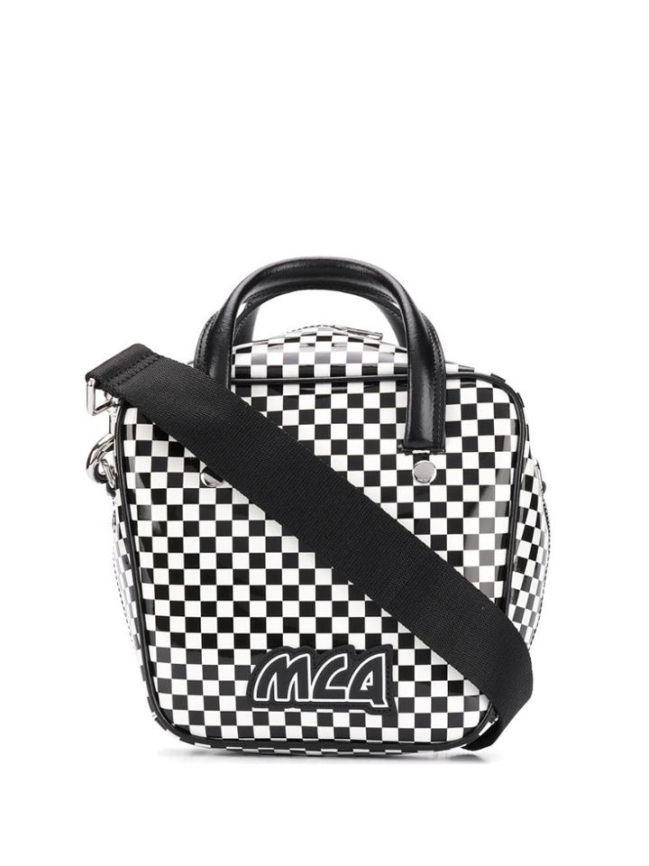 Mcq Alexander Mcqueen Checkered Tote Bag - Black