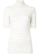 Steffen Schraut Shortsleeved Sweater - Nude & Neutrals