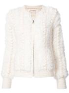 Ulla Johnson Knitted Zip Jacket - White