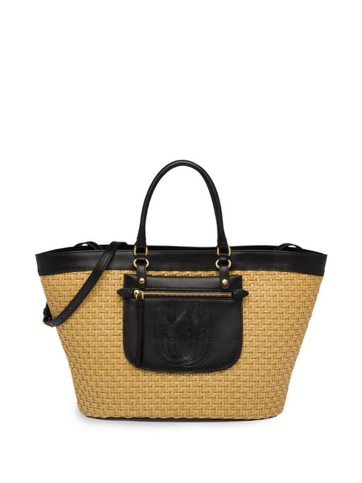 Miu Miu Straw Tote Bag - Brown