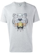 Kenzo Tiger T-shirt, Men's, Size: Large, Grey, Cotton