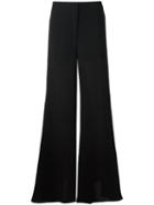 Mcq Alexander Mcqueen Super Flared Trousers, Women's, Size: 40, Black, Polyester/spandex/elastane