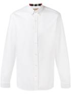 Burberry Classic Shirt, Men's, Size: Medium, White, Cotton