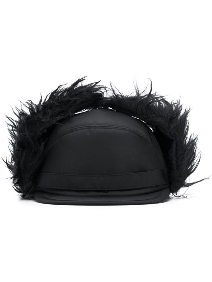 Prada Side Flaps Hat - Black