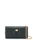 Salvatore Ferragamo Mini Clutch Chain Bag - Black