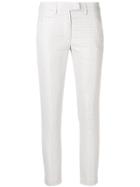 Dondup Geometric Print Trousers - Silver