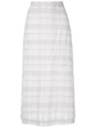 Nk Country Juliana Checked Skirt - White