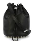 Alexander Wang Alpha Bucket Crossbody Bag, Women's, Black, Calf Leather
