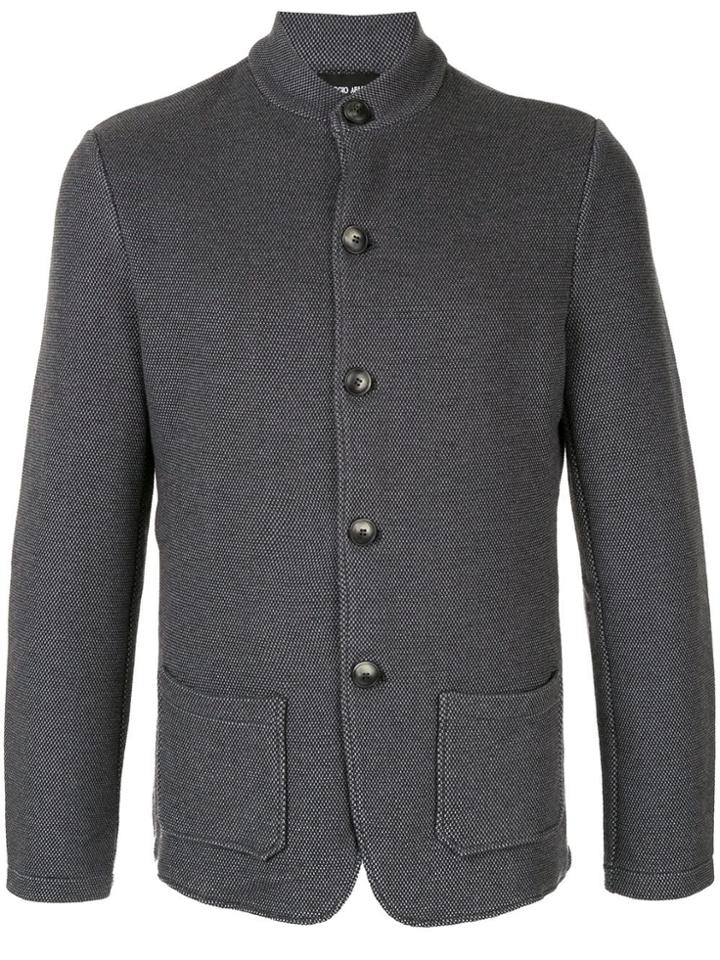 Giorgio Armani Relaxed Fit Blazer - Grey