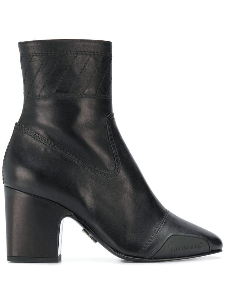 Off-white Owia Ankle Boots - Black