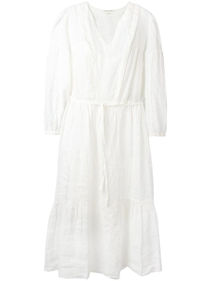 Isabel Marant Étoile 'dorset Chic' Dress, Women's, Size: 36, White, Linen/flax