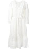 Isabel Marant Étoile 'dorset Chic' Dress, Women's, Size: 36, White, Linen/flax