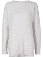 The Elder Statesman Cashmere 'itsa' Sweater, Women's, Size: Xs, Grey, Cashmere