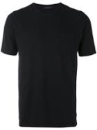Pocket Detail T-shirt - Men - Cotton - 48, Black, Cotton, Roberto Collina