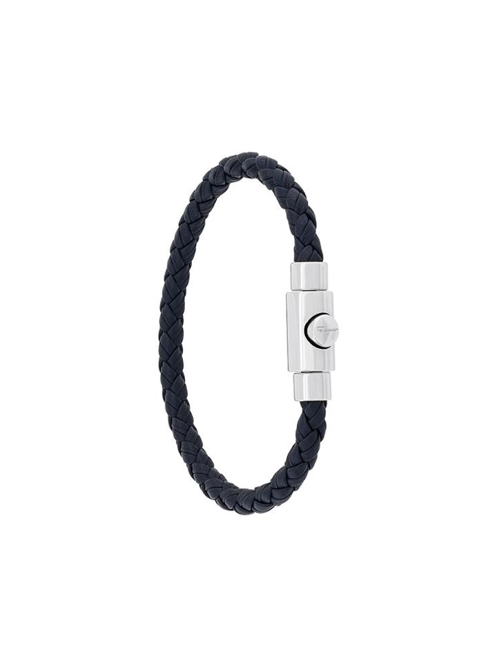 Salvatore Ferragamo Woven Thin Bracelet - Blue
