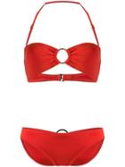 Michael Michael Kors Two Piece Halterneck Bikini - Orange
