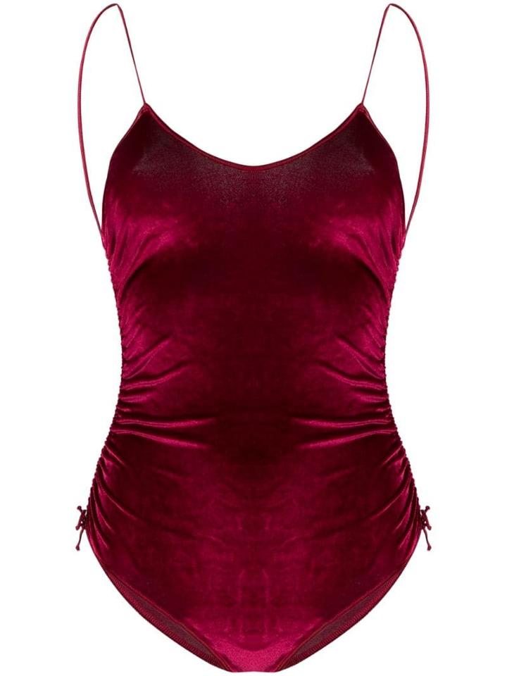 Oseree Backless One-piece - Red