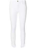 Frame Frayed Hem Jeans - White