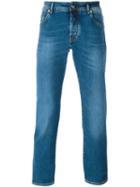 Jacob Cohen Slim-fit Jeans, Men's, Size: 33, Blue, Cotton/spandex/elastane/polyester
