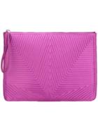Golden Goose Deluxe Brand Oversized Stitched Star Clutch, Women's, Pink/purple