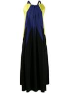 Issey Miyake Pre-owned '2000s Pleated Maxi Dress - Black