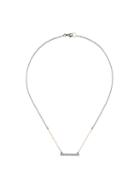 Roberto Marroni Solid Bar Necklace, Women's, Metallic