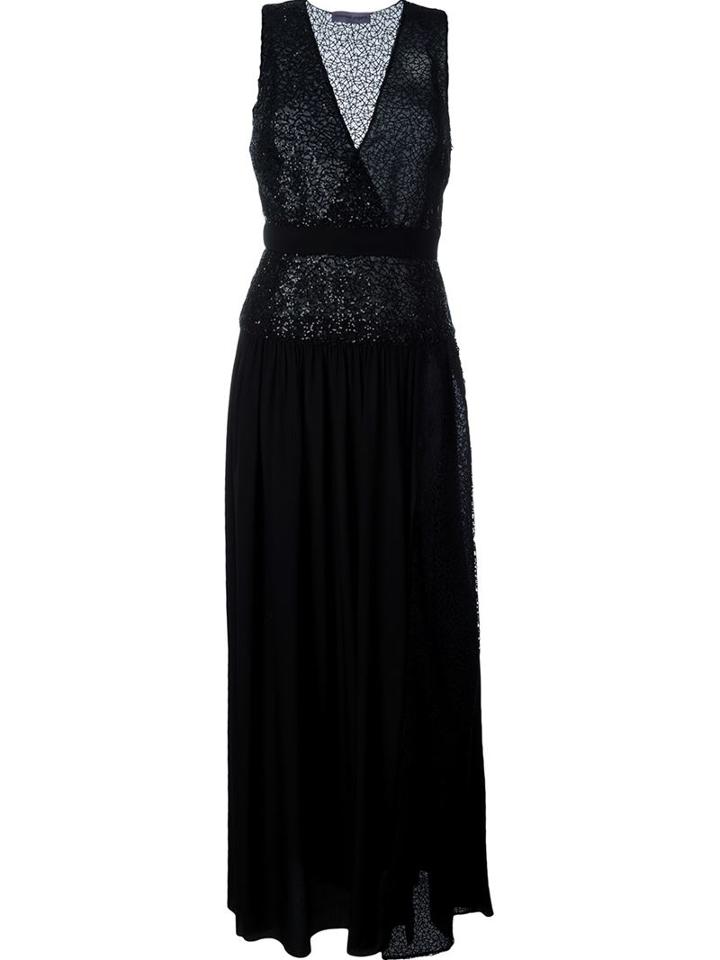 Emanuel Ungaro Sequin Bodice Gown
