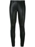 Faith Connexion High Shine Track Pants, Women's, Size: 38, Black, Polyurethane/polyester