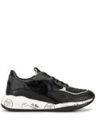 Premiata Printed Low Top Sneakers - Black