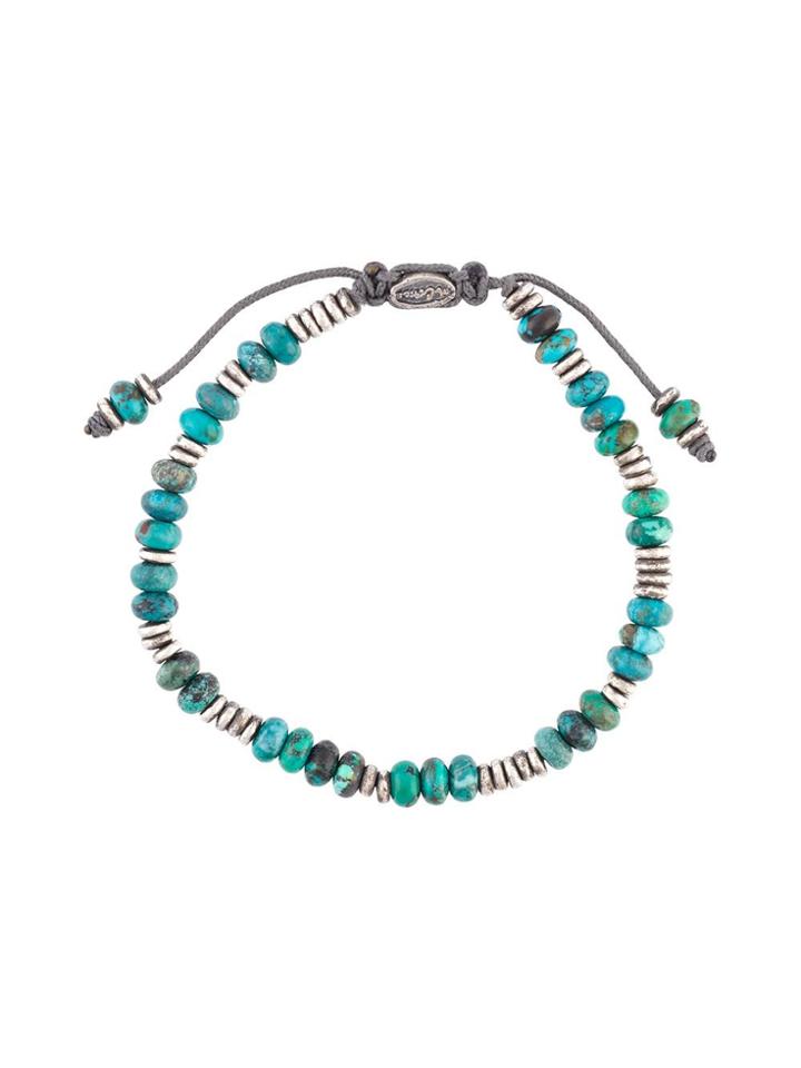 M. Cohen 'templar Disc & Stacked Gems' Bracelet - Metallic